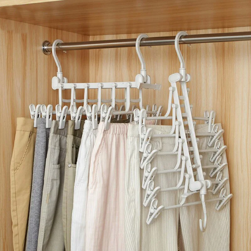 

Magic Hanger Space Saving Hanger Plastic Cloth Hanger Hook Organizer Wardrobe Save Practical Hook Closet Organizer Tool1