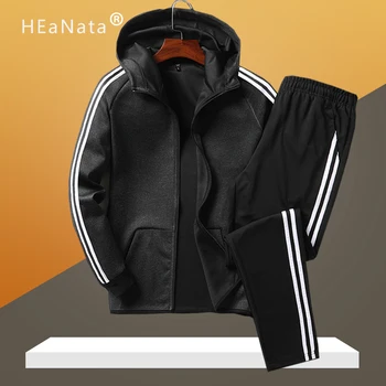 

Sporting Suits Men Loose Tracksuits Sets Autumn Winter Fitness Gym Track Suits Mens Warm Jogging Exercise Outfit Clothing Male