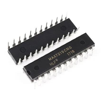 5 шт./лот MAX7219CNG DIP-24 MAX7219 8-разрядный светодиодный дисплей драйверы IC | Обустройство