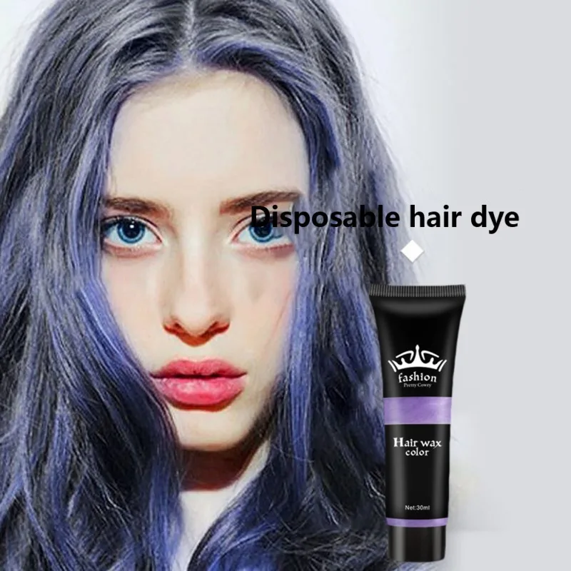 DIY 1 шт. крем-краска для волос без раздражения краска для волос Восковая краска для волос временный крем-гель для укладки унисекс краска для волос