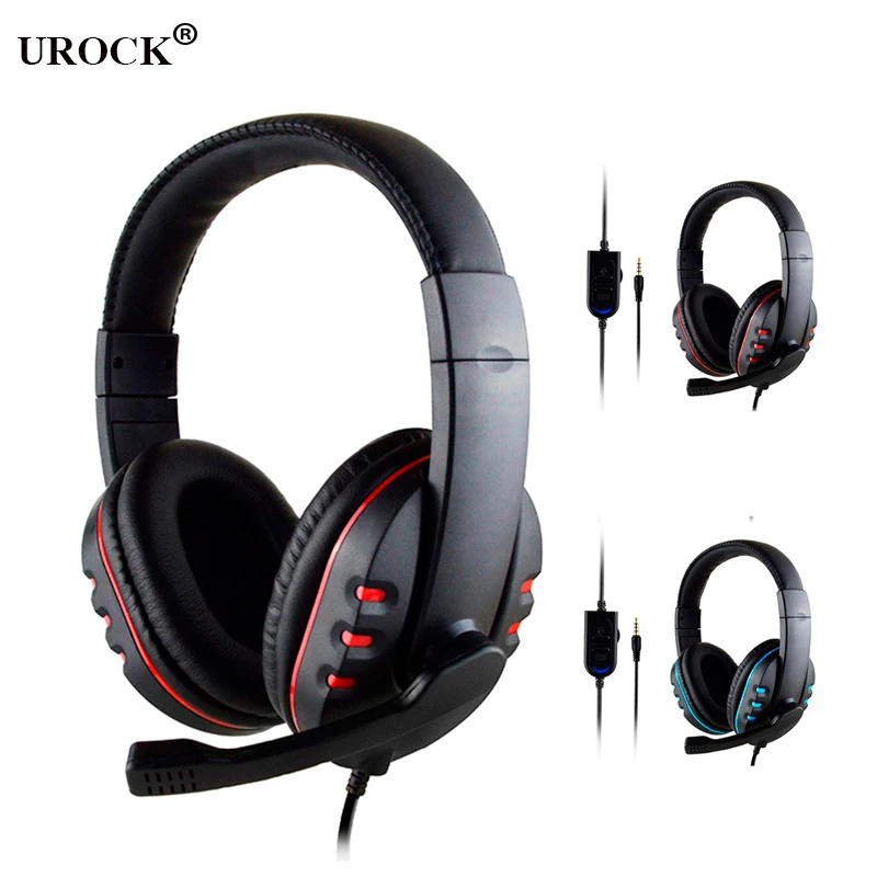Cheap 3 5mm Wried Gaming Headset Music Stereo Surround Sound Headphone With Mic Volume Control For IPhone PS3 PS4 Xbox One 360