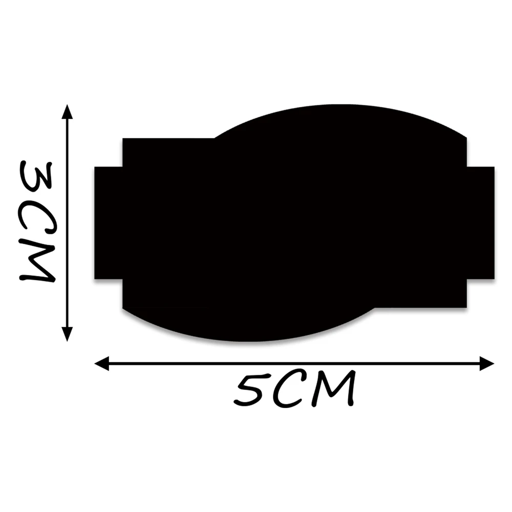 300 Pcs/Roll Chalkboard Labels Stickers with A Chalk Pen for Kitchen Jars Sticker Removable Waterproof Blackboard Stickers Label