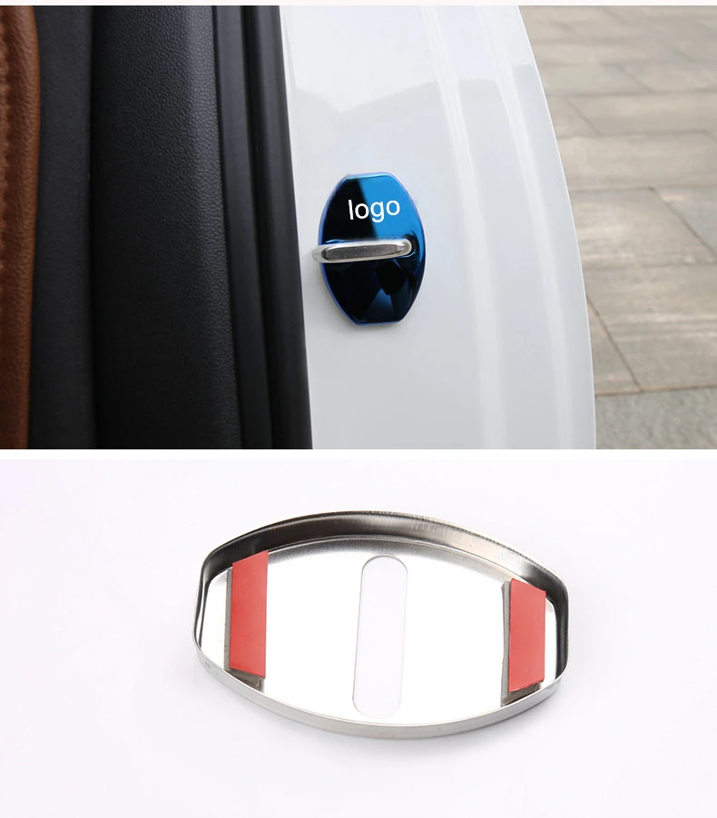 4x крышка дверного замка из нержавеющей стали для VW Polo VW Golf 7 6 5 Passat B5 B6 Jetta Tiguan R Line автомобильные аксессуары