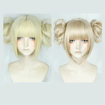

Japanese Anime My Hero Academia Cosplay Himiko Toga Wig Boku no Academia Cosplay Role Play Halloween Comic Covcert