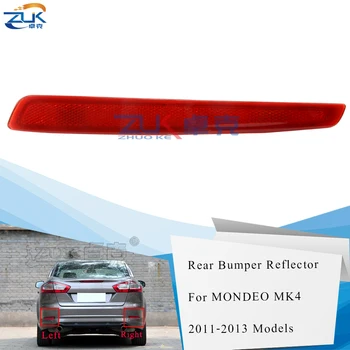 

ZUK Rear Bumper Reflector Fog Light Fog Lamp For Ford Mondeo 2011 2012 2013 MK4 Rear Foglight Foglamp Car Styling Accessories