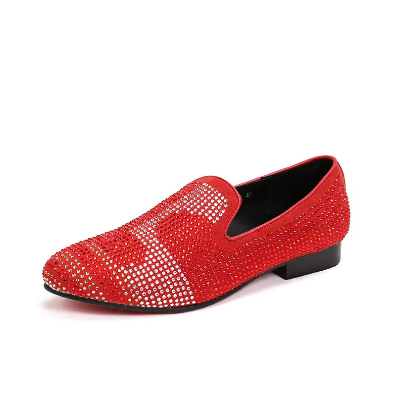 

Loafers Male Cowhide Pointed Casual Leather Korean Style Sapatos Genuine Leather Full Grain Leather Cow Leather Slip-on