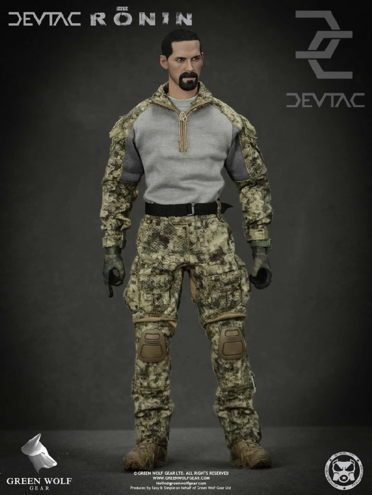 Коллекционная Фигурка зеленого волка 1/6 весов DEVTAC Ronin Vagabond GWG007, модель для поклонников, подарки