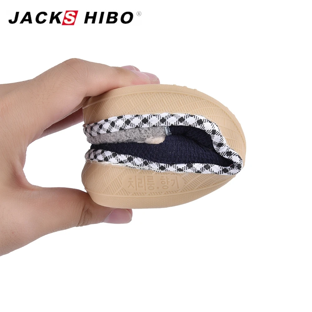 JACKSHIBO/зимние детские тапочки Детские Зимние домашние с рисунком кролика для