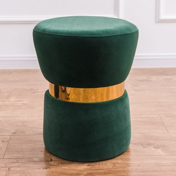 Новинка бытовой табурет с низкой ногой круглая маленькая металлическая скамейка