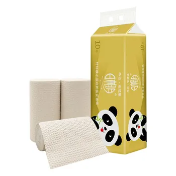 

Soft Tissue Paper Fast shipping 10pcs Roll Replacement Roll Paper 3 Layer Thickened Toilet Table Kitchen Paper Dropshipping ##4