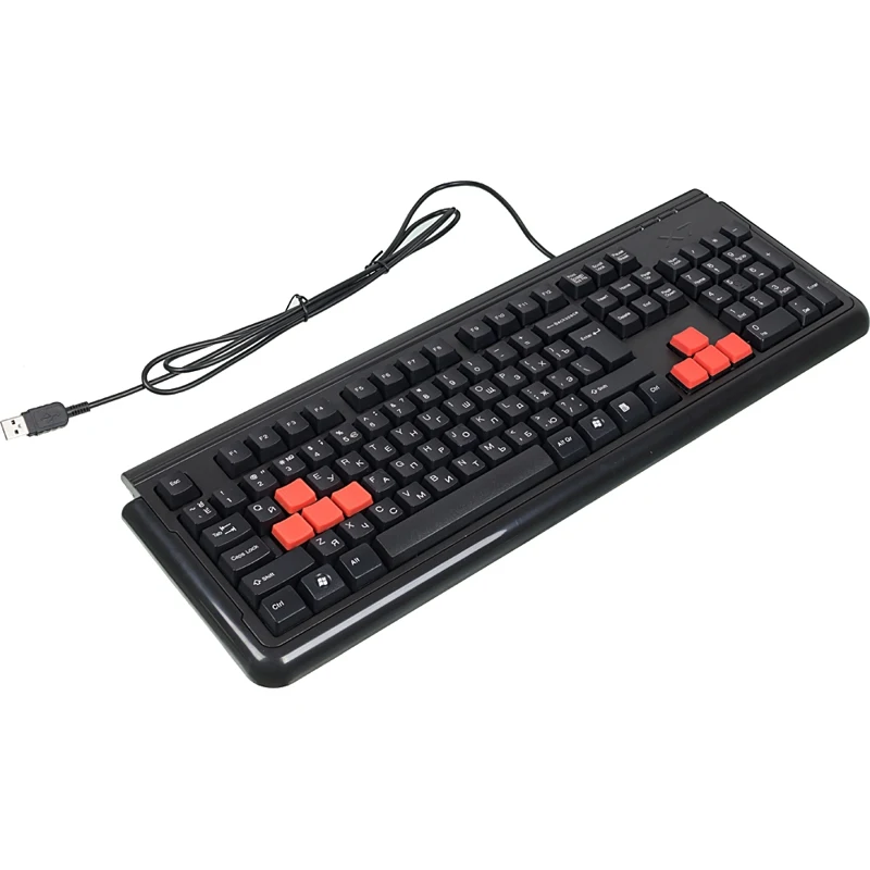Клавиатура A4 X7-G300 черный USB for gamer