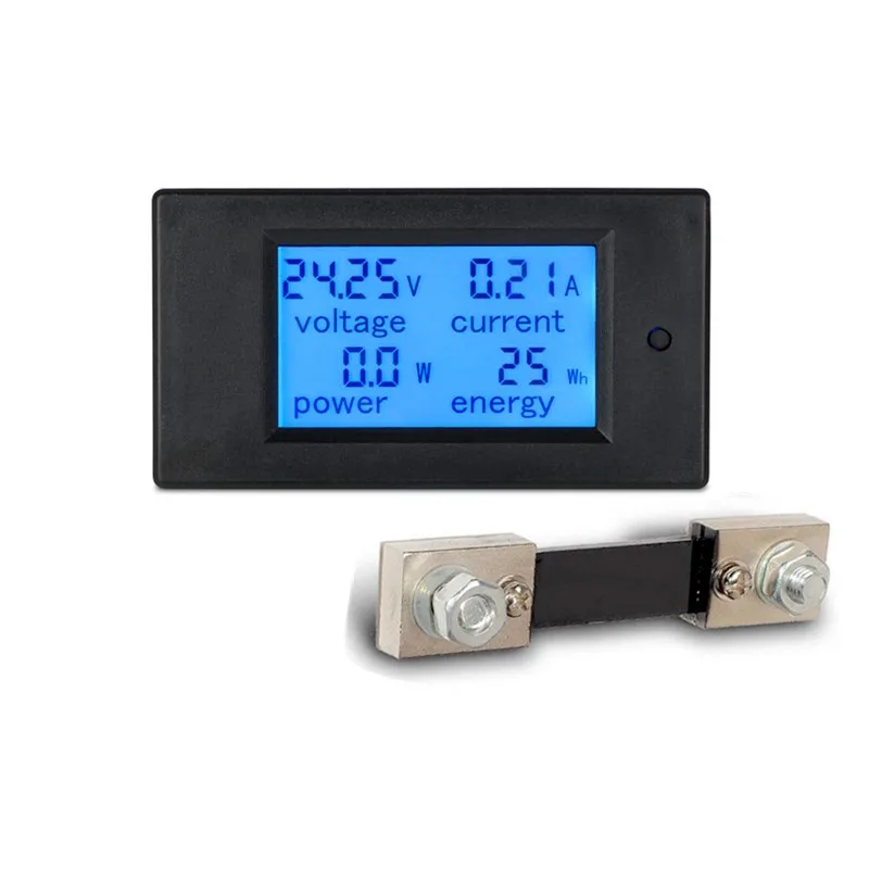 

0-100A AC DC Current Voltage Amperage Power Energy Panel Meter LCD Digital Display Ammeter Voltmeter Multimeter With Transformer