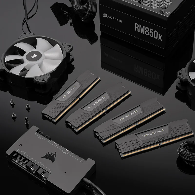 Corsair Vengeance Ram PC 데스크탑 DDR5 메모리 바, 컴퓨터용 냉각 성능, 16G, 32GB, 5600MHz, 6000MHz 모듈