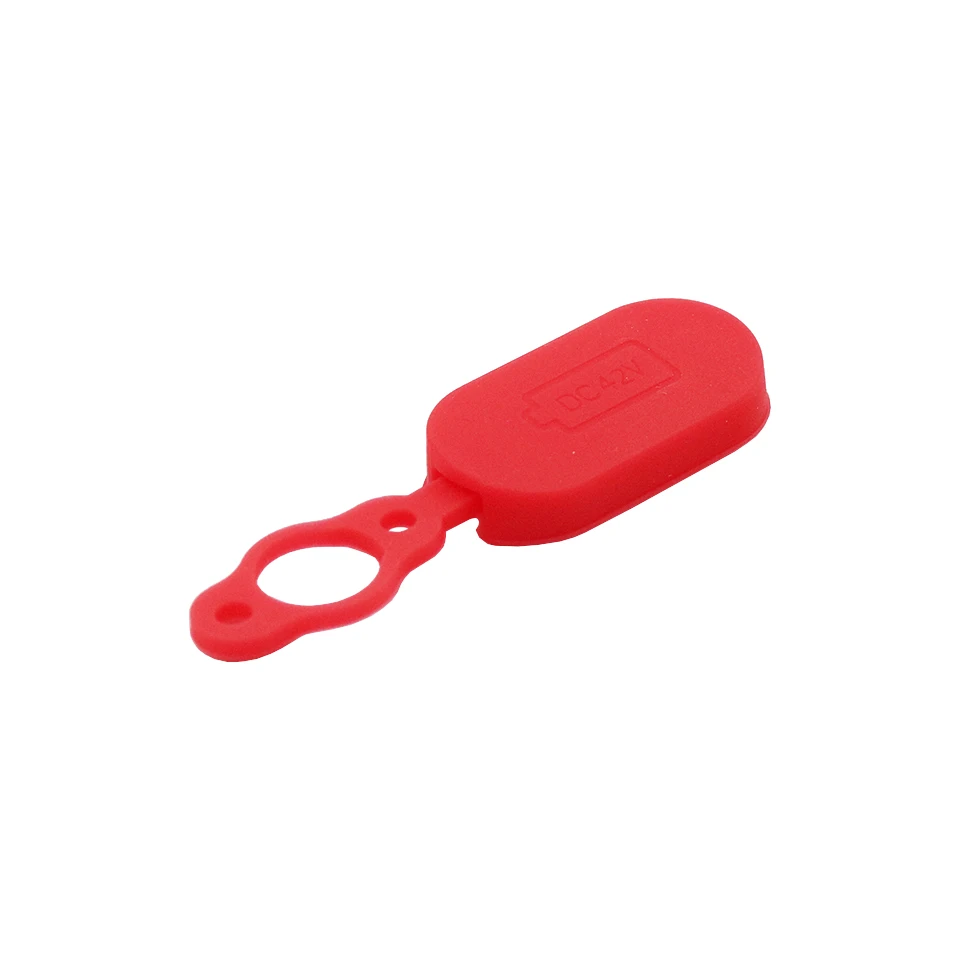 1pc red Cover Для xiaomi Mijia M365 электрический скутер Зарядка порт крышка Пылезащитная заглушка Простая установка сопротивление окислению силиконовая крышка - Цвет: 1pc red Cover