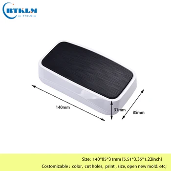 

DIY electronic junction box handheld project box abs plastic box for Portable plastic enclosure distribution box 140*85*31mm
