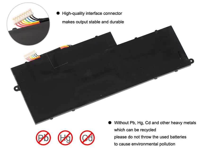 Kingsener-bateria para Computador Portátil Nova Ac13c34 Acer Aspire V5122p Tamanhos de 20x11.4 2640 v Mah 30wh Baterias p/ laptop - Imagem 3