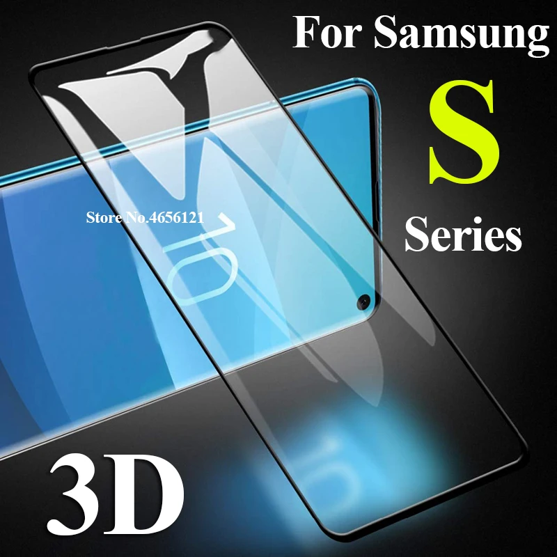 3D Защитное стекло для samsung galaxy s10 lite s9 s8 plus gaxaly s 8 9 10 s8plus s9plus s10plus экранный протектор