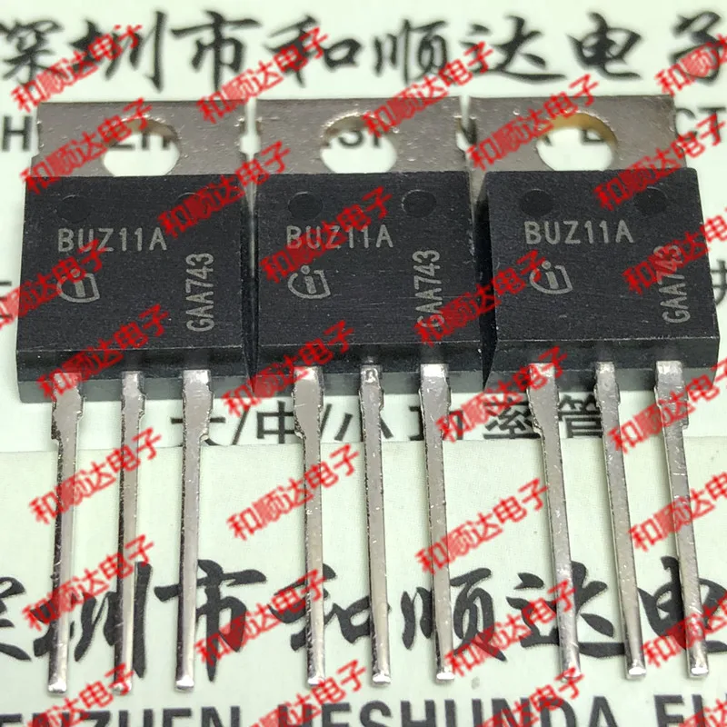 10 шт./лот BUZ11-220 с алюминиевой крышкой, 50В 33A