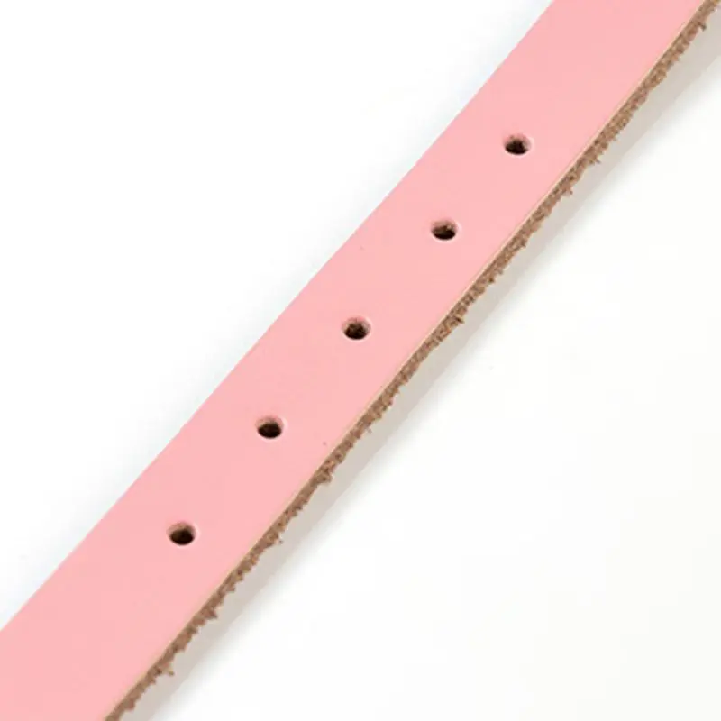 Genuine Dog Leather pet Collar for Small Medium Large Dogs Simple Pet Necklace