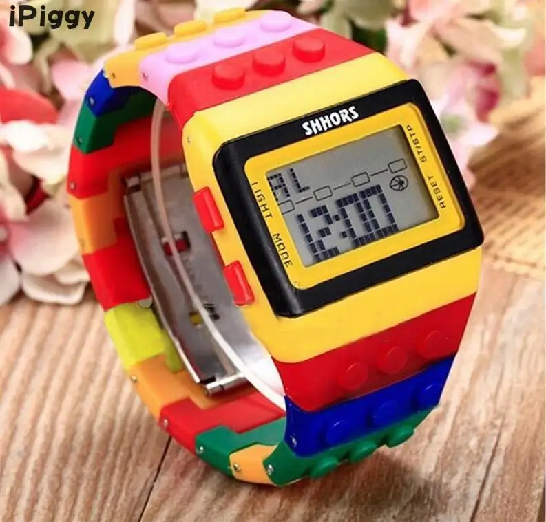 iPiggy 2017 Hot Sale New Fashion Unisex Smile OMG Colorful Digital Wrist Watch Free Shipping Oct 13 | Игрушки и хобби