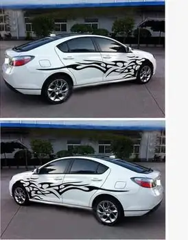 

HiMISS 3D Flame Totem Decals Car Stickers Full Body Car Styling Vinyl Decal Sticker for Cars Decoration