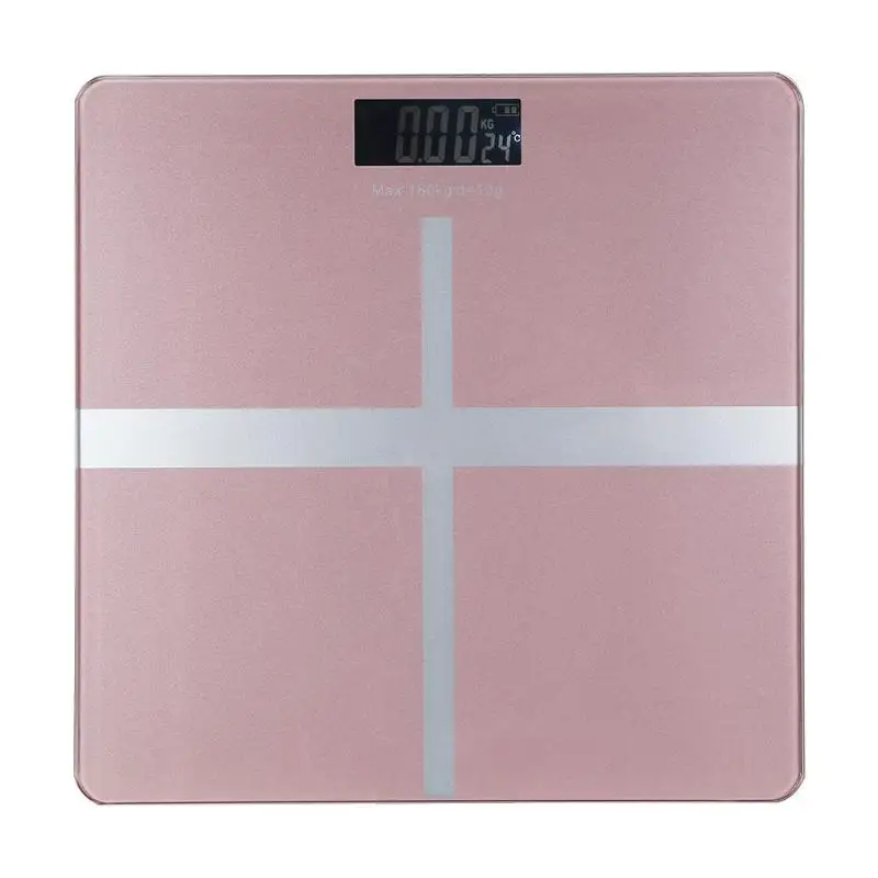 180 кг Высокая точность цифровой ЖК-дисплей температуры тела Вес весы - Цвет: Battery