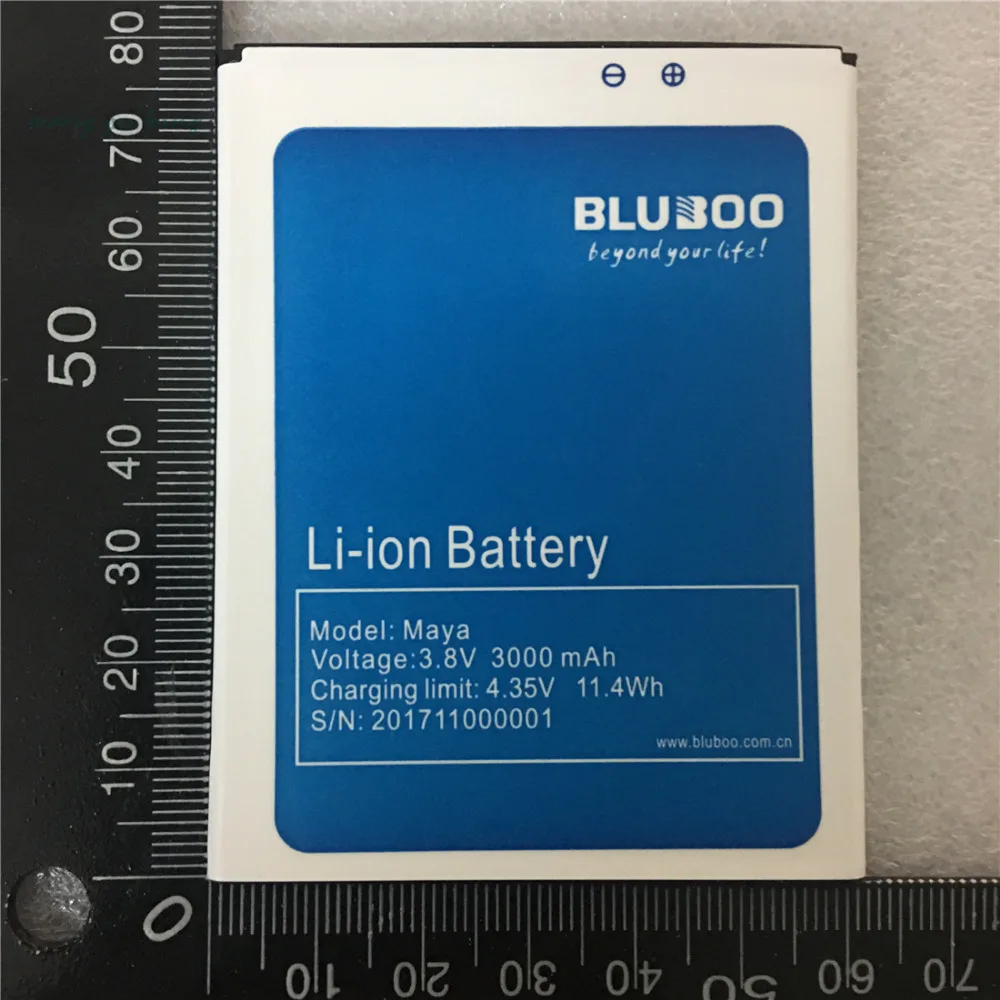 Bluboo Maya запасная батарея 100% Оригинал 3000 мАч для мобильный телефон + в наличии |