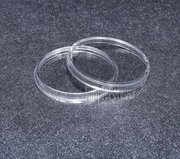 Small Round Coin Collection Boxes 65MM Commemorative Coin Protection Boxes Round Display Capsules Collection Gifts