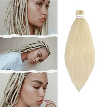 Синтетические Омбре крючком косички для наращивания волос 26 дюймов 66 см Длинные DIY плетение волос аксессуары мечта льда