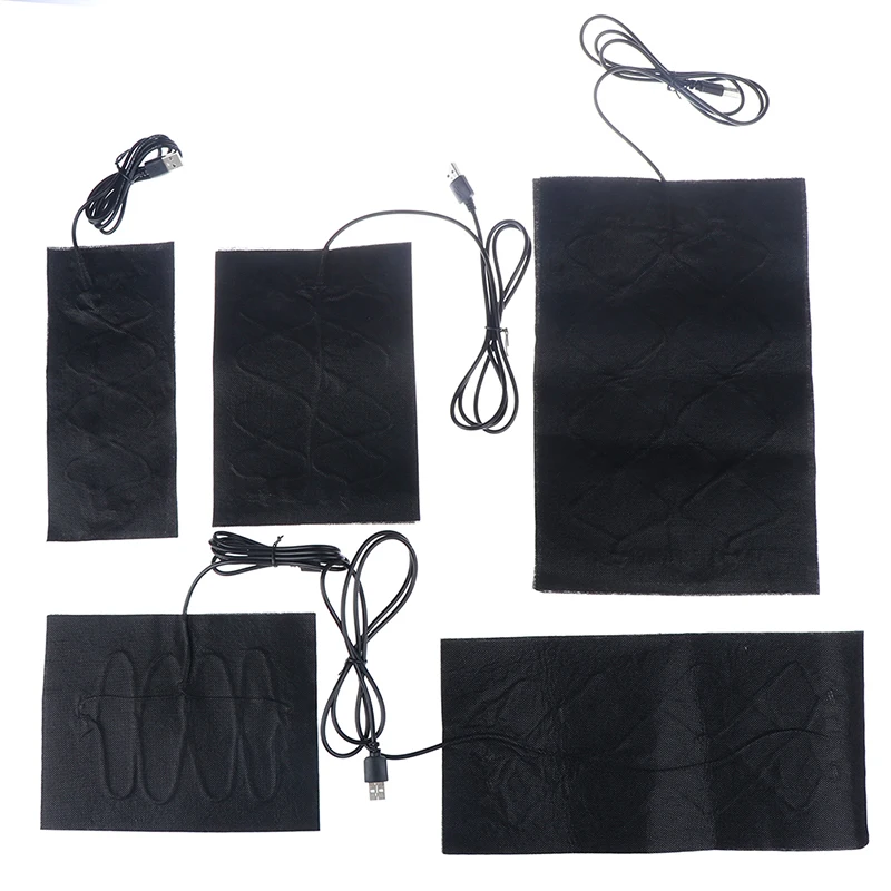 1PC portable usb heating sheet warm hand mouse pad carbon fiber heating film UK 