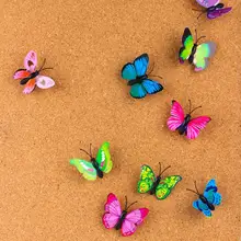 Напрямую от производителя поперечной границы горячие продажи креативная бабочка толкатель пробки фиксированные украшения стены 30