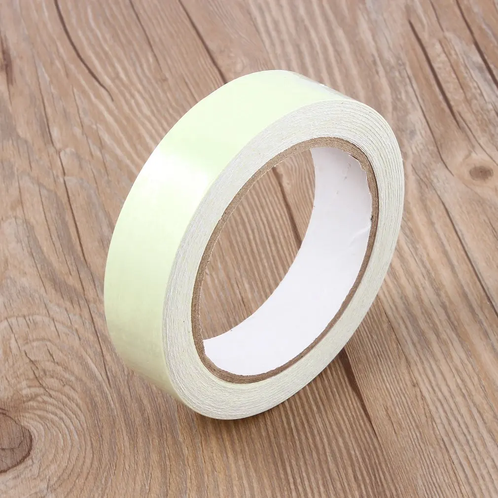 10M 12mm Luminous Tape Self-adhesive Warning Tape Night Vision Glow In Dark Safety Security Home Decoration Luminous Tapes