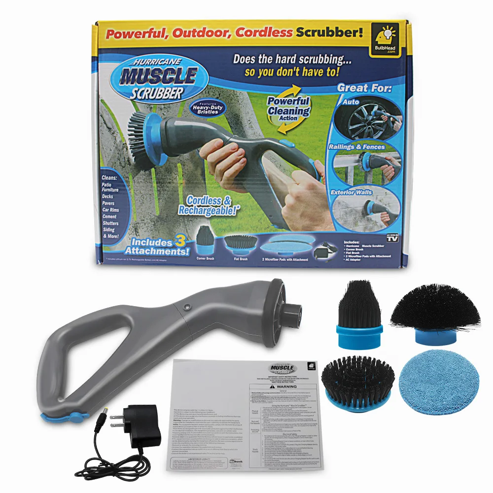 

New Household Multifunctional Hurricane Powerful Electric Cleaning Brush Hand-held Decontamination Oil Cleaning Brush Floor Brus