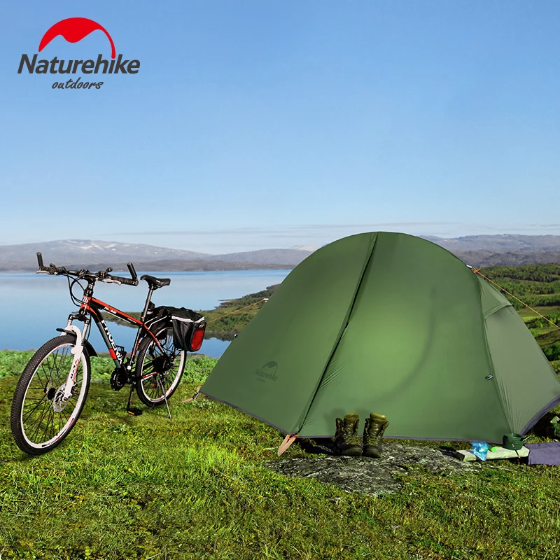 Naturehike Tent Single 1 Person Ultralight Cycling Tent Portable Waterproof Shelter Fishing Beach Outdoor Hiking Camping Tent