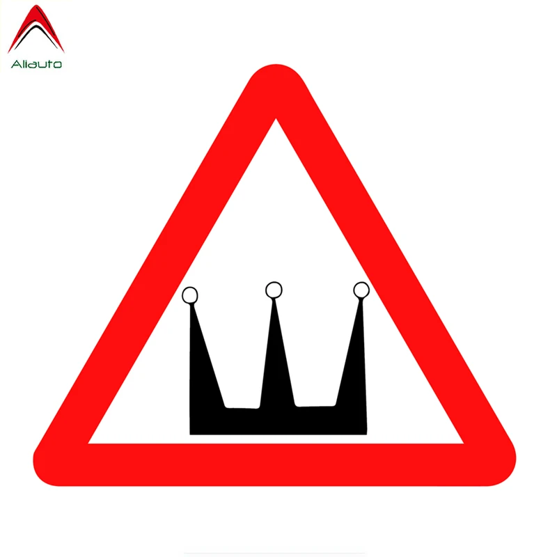 Aliauto Caution Car Sticker Russian Winter Tire Sign Badge Spikes Thorns Funny Decal Waterproof Sunscreen PVC 21cm*18cm | Автомобили и