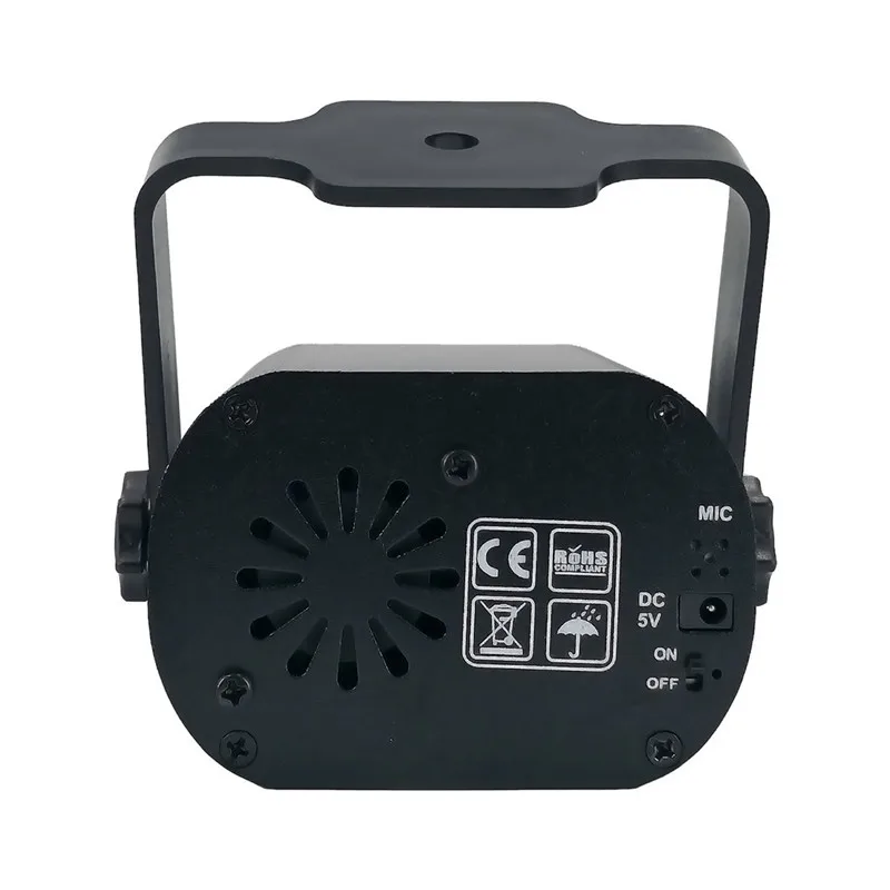 60 Pattern Projector Stage Lights Mini Laser Stage Light LED RGB Lighting Party Disco DJ KTV 72 × 60 × 88MM Lamparas 40DEC0504