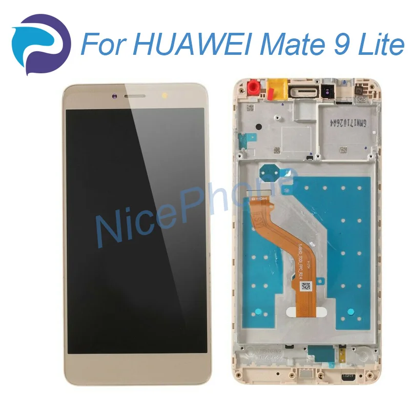 Для HUAWEI Mate 9 lite BLL-L23 ЖК-дисплей + сенсорный экран дигитайзер в сборе с рамкой |