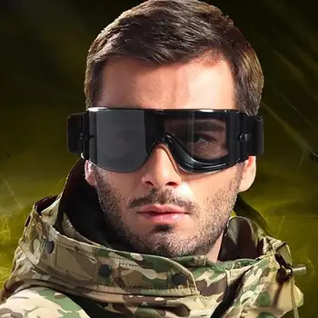 

Outdoor Airsoft Paintball Windproof Protection Goggles Anti-UV Glasses Eyewear