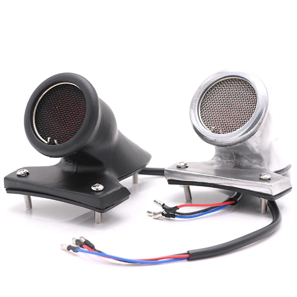 12V Motorcycle Bike Rear Tail Stop Red Light Lamp for Dirt Bike Taillight Rear Lamp Braking Light For Cafe Racer