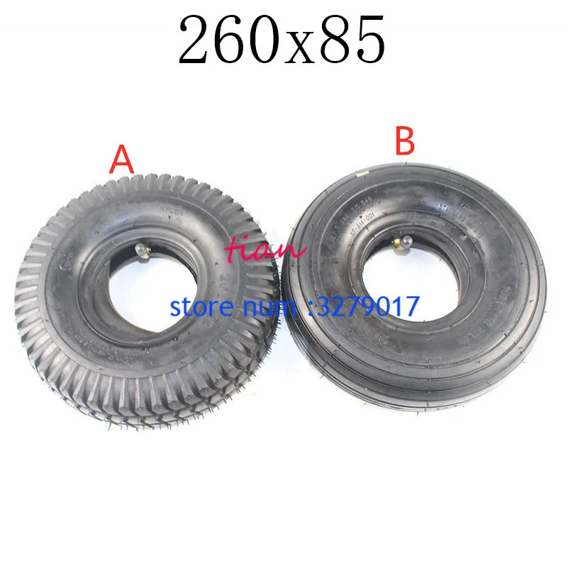 Free Shipping Good Quality Multi-style 260x85 Inner and Outer Tyre Fit ATV and Go Kart Tire and Tube Motor Tire