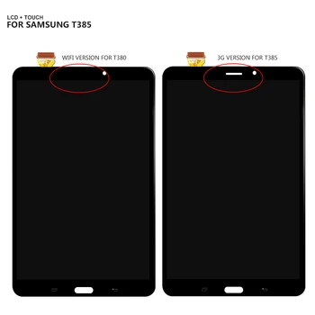 

For Samsung Galaxy Tab A 8.0 2017 T380 T385 LCD Display Touch Screen with Frame For Samsung Tablet T380 3G Display SM-T380 WIFI