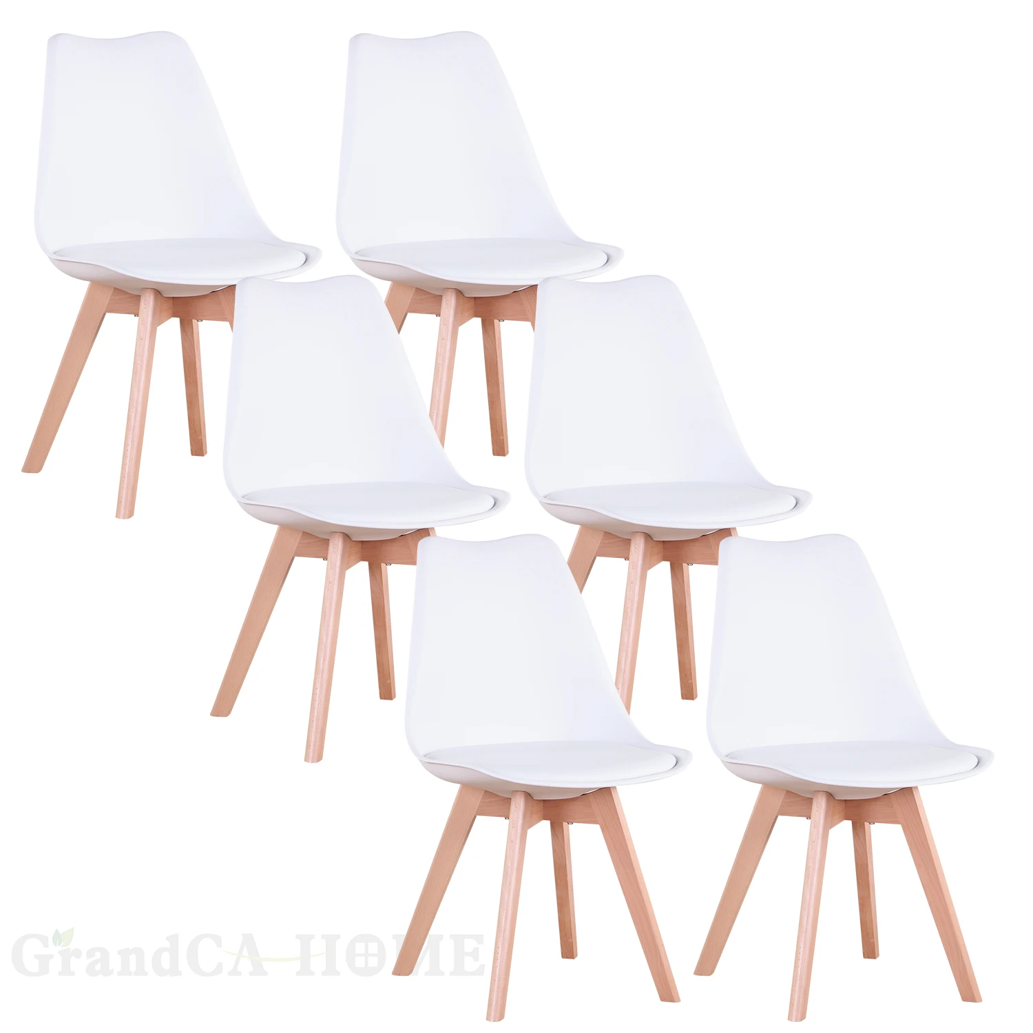 Modern Minimalist Dining Chair Set - 6 Pcs