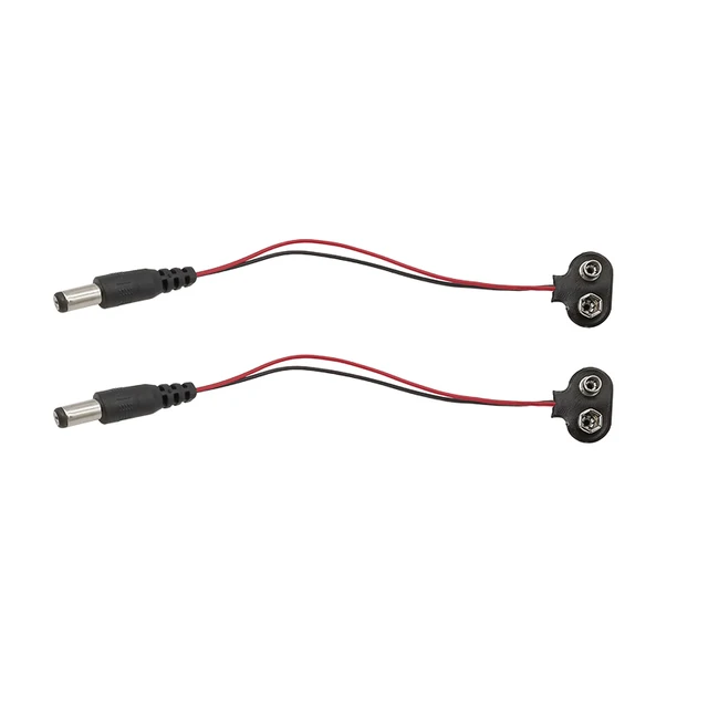 DAIERTEK 9V Battery Holder With ON/Off Switch - 3 Pack Battery Case With Lead Wires