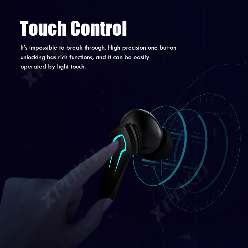 Fone de Ouvido Gamer Winner 45ms Baixa Latência Bluetooth com Microfone Baixa Latência Áudio Posicionamento de Som sem Fio Pubg Lótus - Image 3