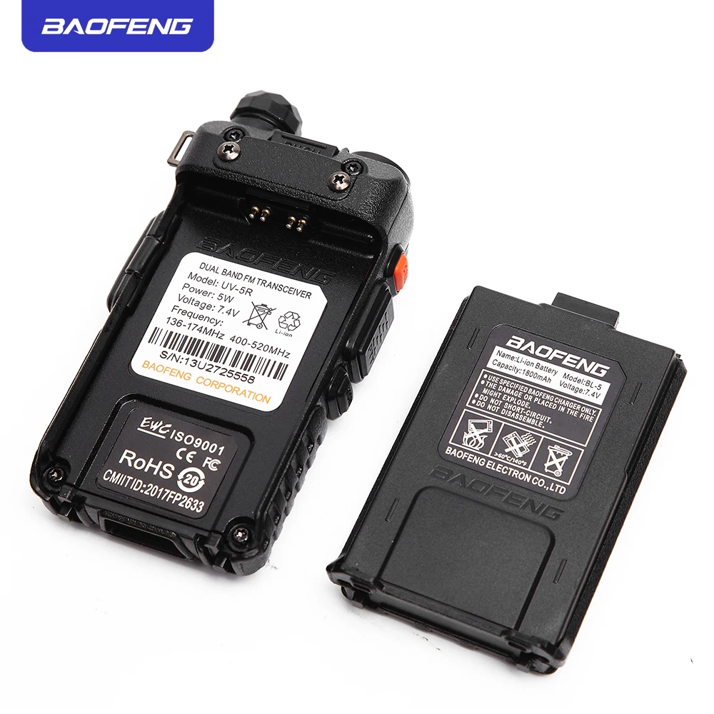 BAOFENG UV5R Walkie Talkie Professional CB Radio 5W UV dual band two way radio for talkie 4