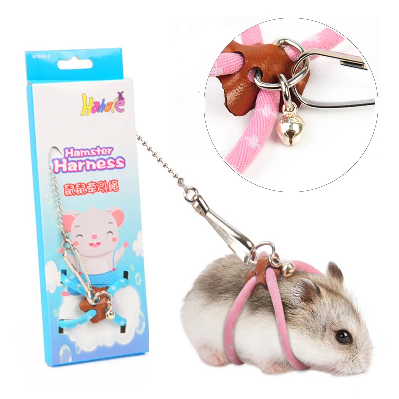 1Pc Pet Adjustable Harness Leash Bird Parrot Mouse Hamster Ferrets Rat Pet Leash