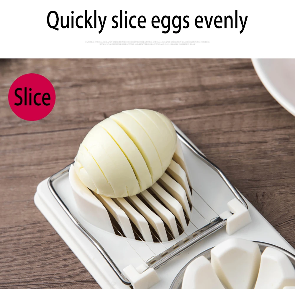 elegantstunning Multifunctional Fancy Egg Cutter, 3-in-1 Kitchen