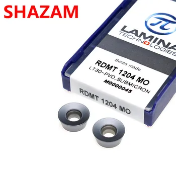 

RDMT1204MO-LT30 Pocket-Milling Multi Purpose Round Tools Carbide Insert CNC Machining Center Precision Semi-Finishing 10pcs