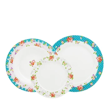 

Table set 18 pcs. Floral lace porcelain