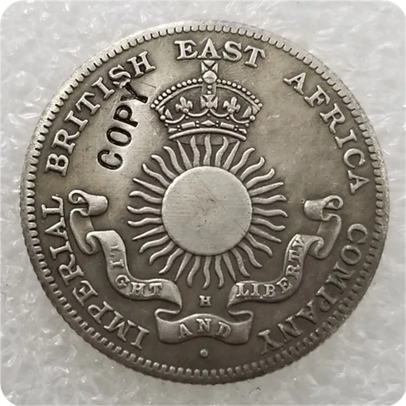 1890 Mombasa (имперская британская Восточная африканская компания) 1/2 Rupee IBEA Coinage
